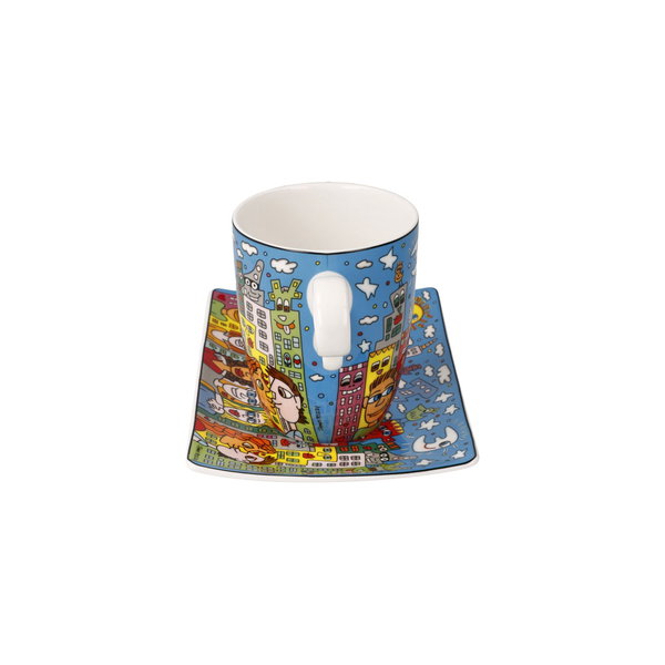 Goebel Becher mit Untertasse 'Summer in the City'