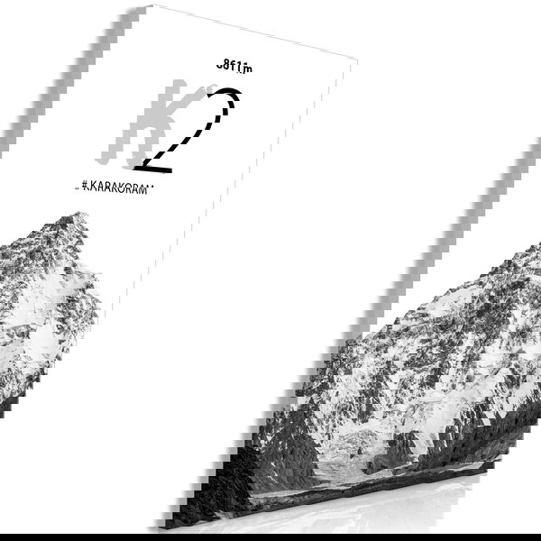 Umělecký tisk na plátně 'K2 Vertical'