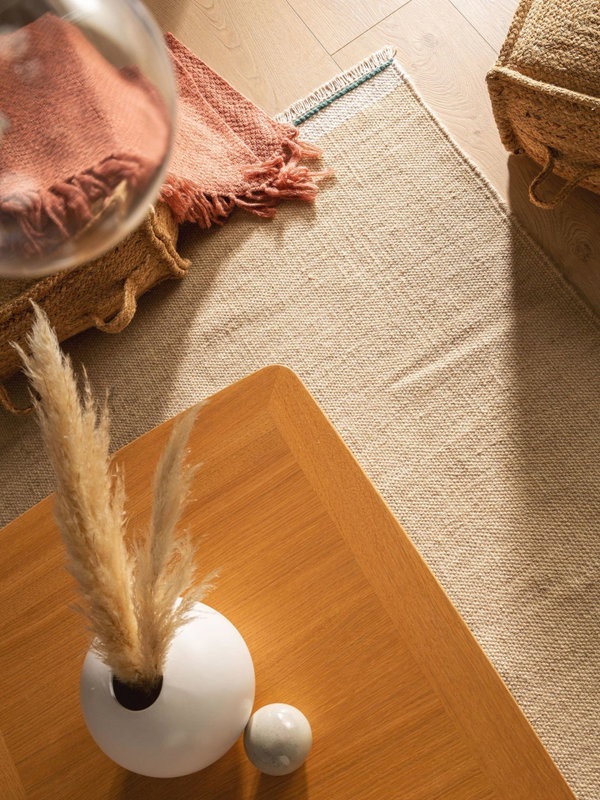 Design Wollteppich Karla Beige