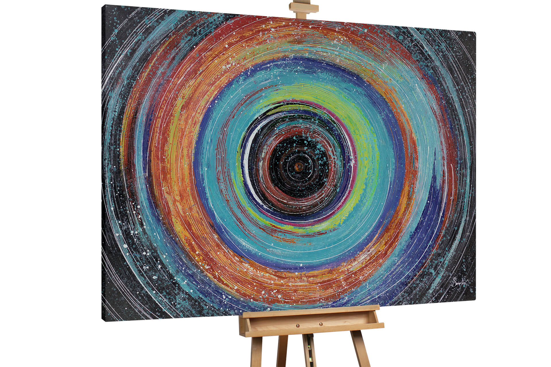 Commander peinture à l'huile 'Rotation of Time' | KUNSTLOFT