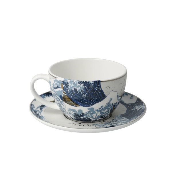 Goebel Tasse mit Untertasse 'Die Welle'