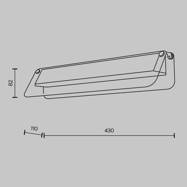 Wall Light 'Flat 1'