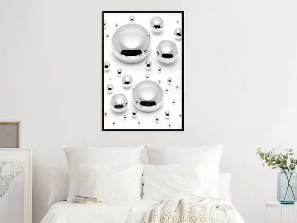 Poster 'Silver Drops'