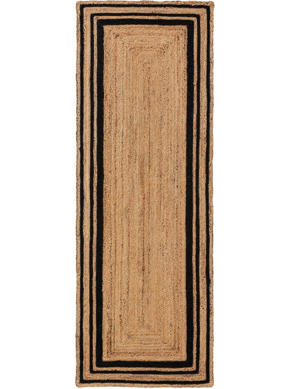 Design Juteteppich Jutta Schwarz