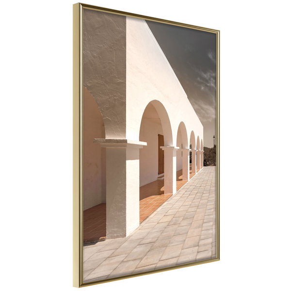 Poster 'Sunny Colonnade'