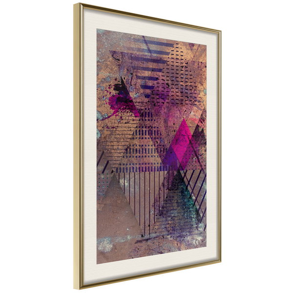 Poster 'Pink Patchwork I'