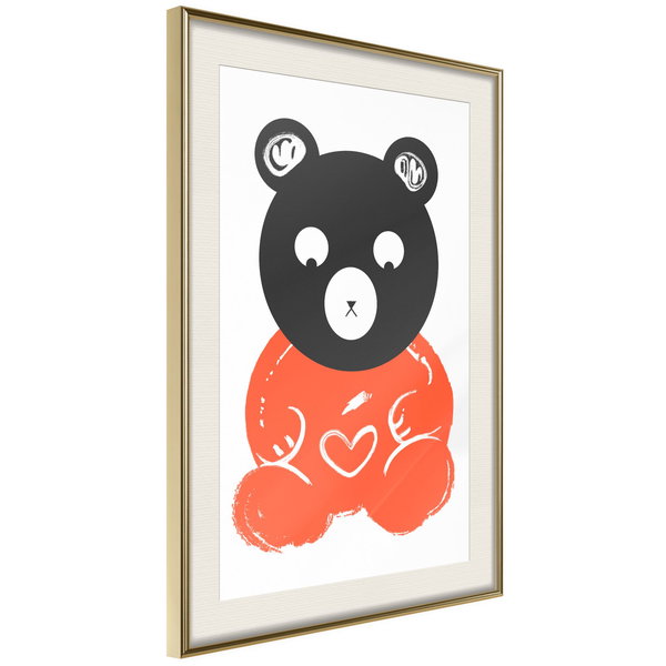 Poster 'Thoughtful Bear'