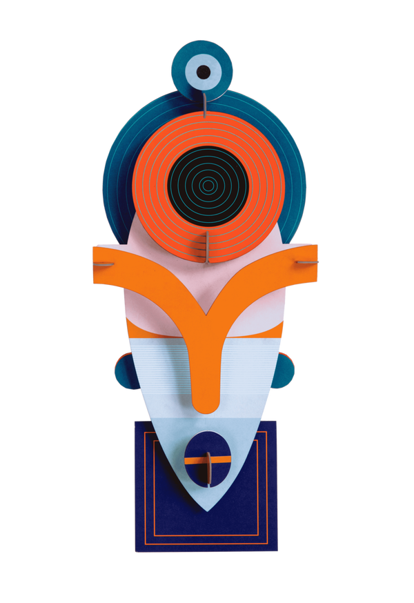 3d nástěnná ozdoba z kartonu 'Lamu Wall Mask'