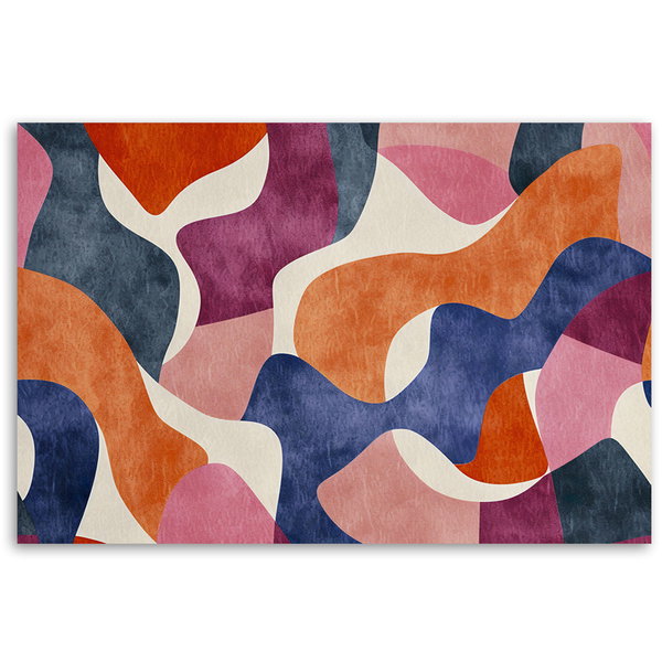 Kunstdruck auf Leinwand 'Colorful Symphony'
