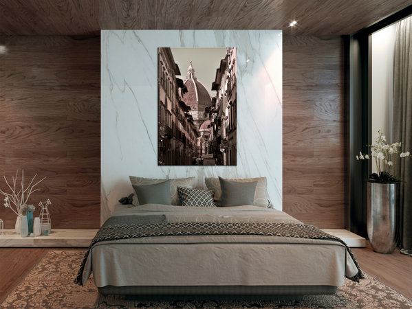 Art print on canvas 'Florence Vertical'