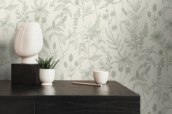 Tapete 'Leafy Harmony' 53x1005cm