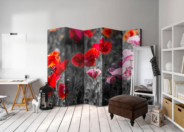 Paravent 'Red Poppies II'