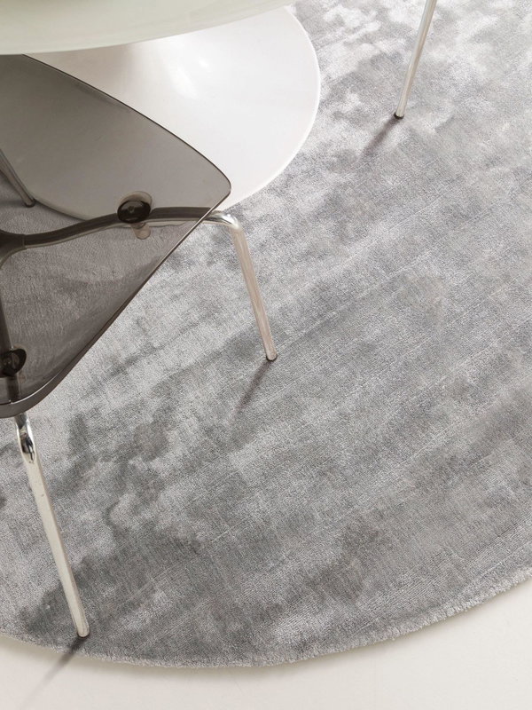 Design Viskoseteppich Nela Grau