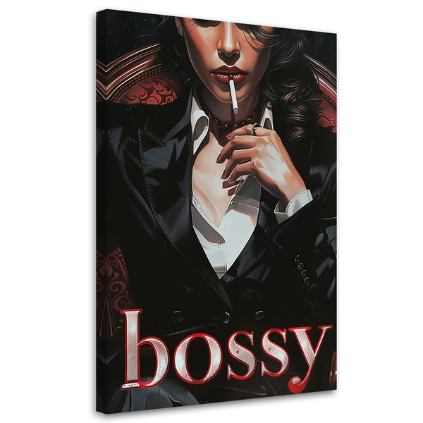 Εκτύπωση σε καμβά 'Bossy'