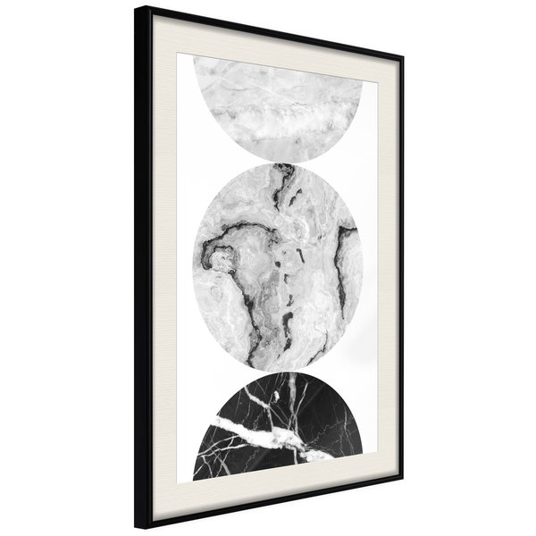 Poster 'Three Shades of Marble'