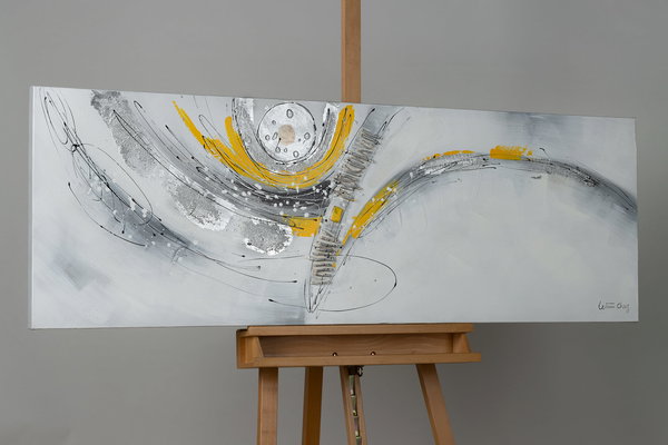 Handgemaltes Gemälde 'Busy Roads' 150x50cm | inkl. Echtheitszertifikat