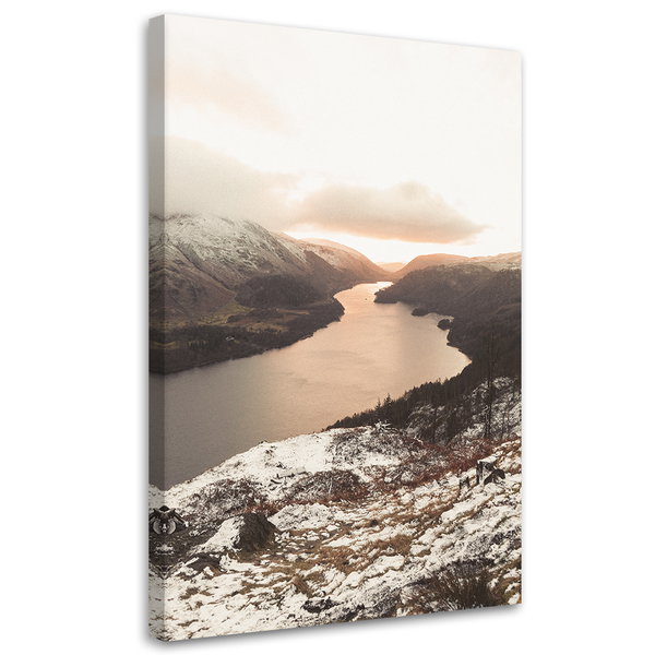 Kunstdruck auf Leinwand 'Serene Lake 1'