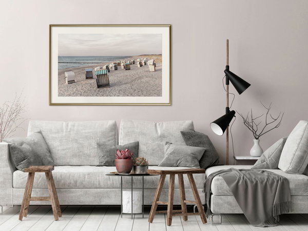 Poster 'Baltic Beach Chairs'