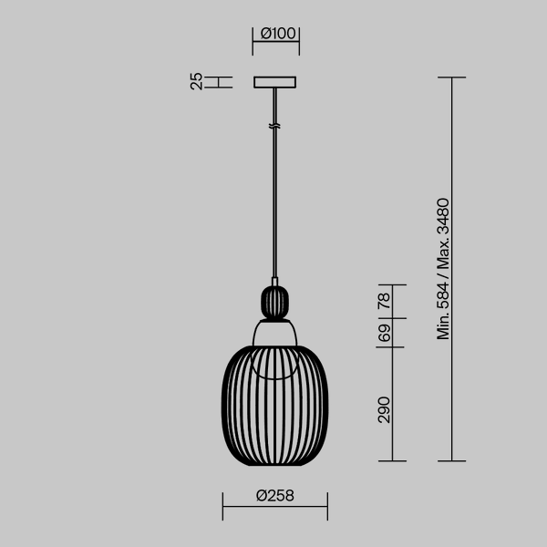 Pendant Light 'Levitation 1'