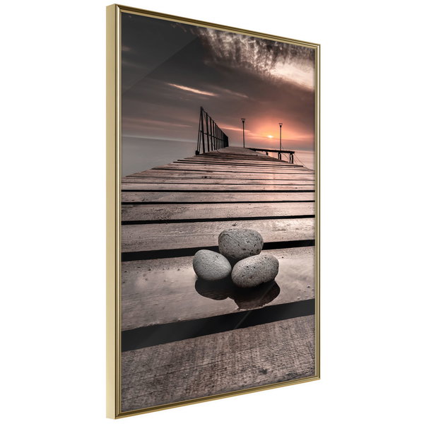 Poster 'Stones on the Pier'
