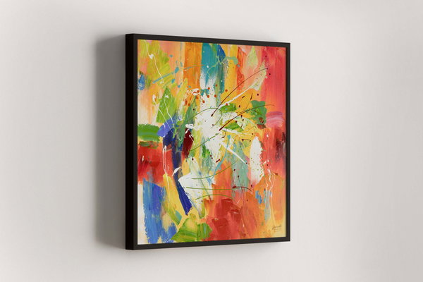 Acrylgemälde 'Through the Rainbow' 80x80cm | Limitierte, handsignierte Edition