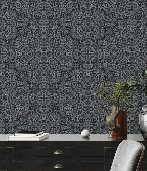 Tapete 'Exquisite Circles' 53x1005cm