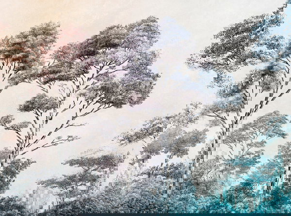 Papel de parede 'Tree Symphony' 371x280cm