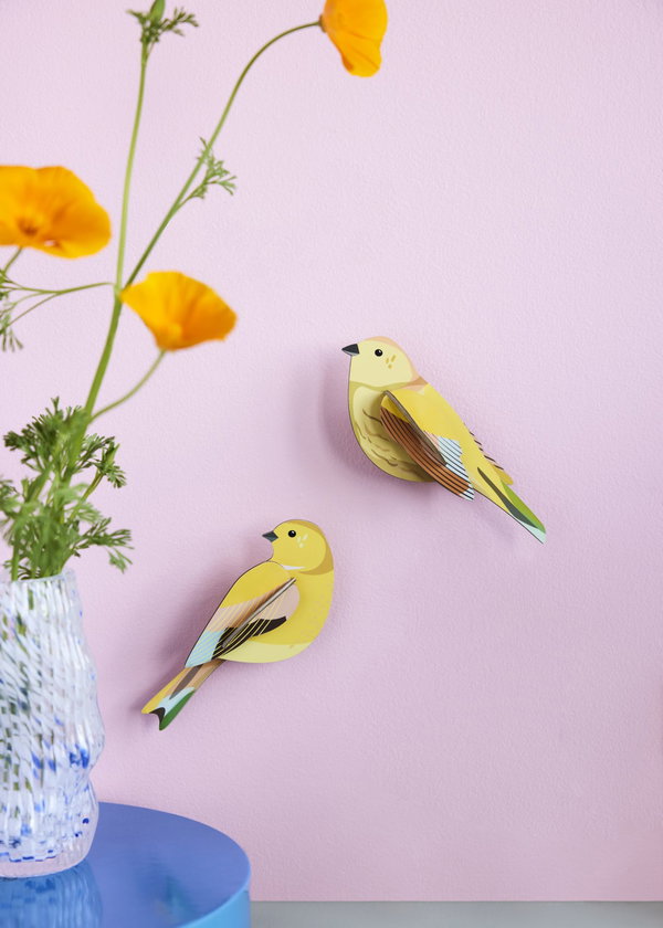 Wanddeko Papier 'Citrinella Pair'