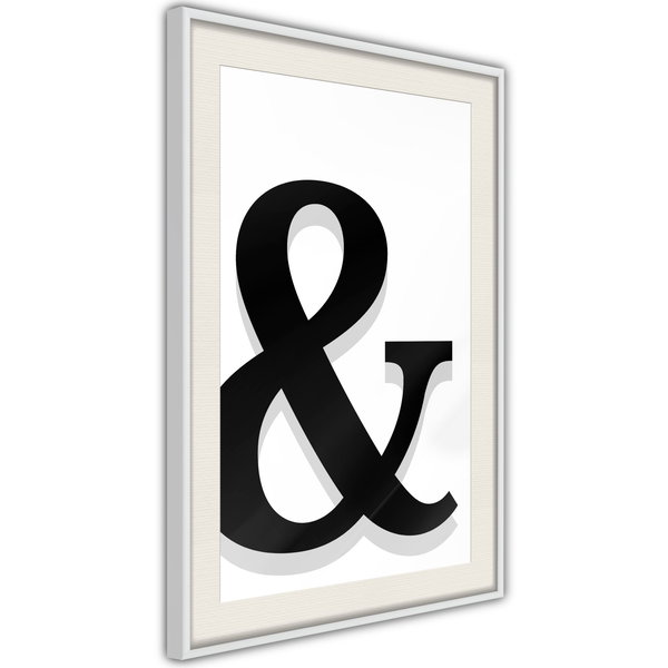 Poster 'Decorative Letter'