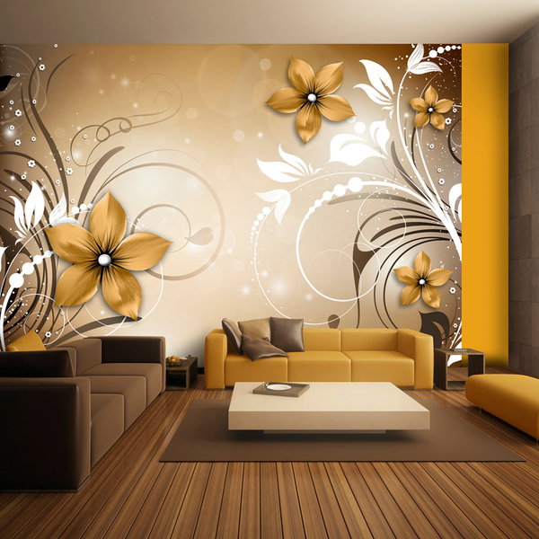 Papel pintado autoadhesivo 'Brown rhapsody'