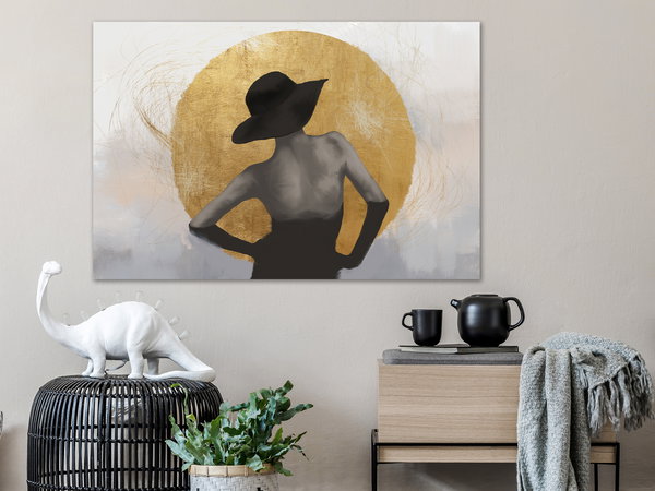 Kunstdruck auf Leinwand 'Against the Sun Wide'