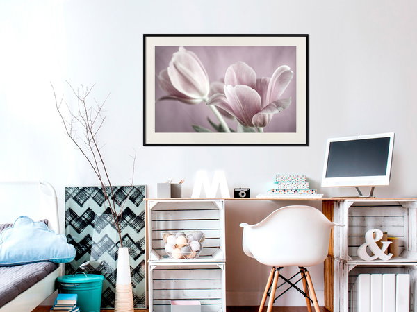 Poster 'Pastel Tulips I'