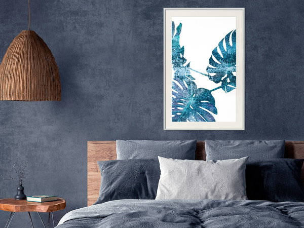 Poster 'Sapphire Monstera'