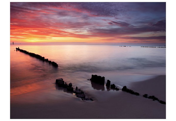 Tapete 'Sonnenaufgang an der Ostsee'