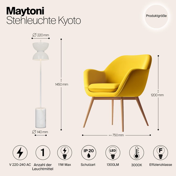 Lampada da Terra 'Kyoto'