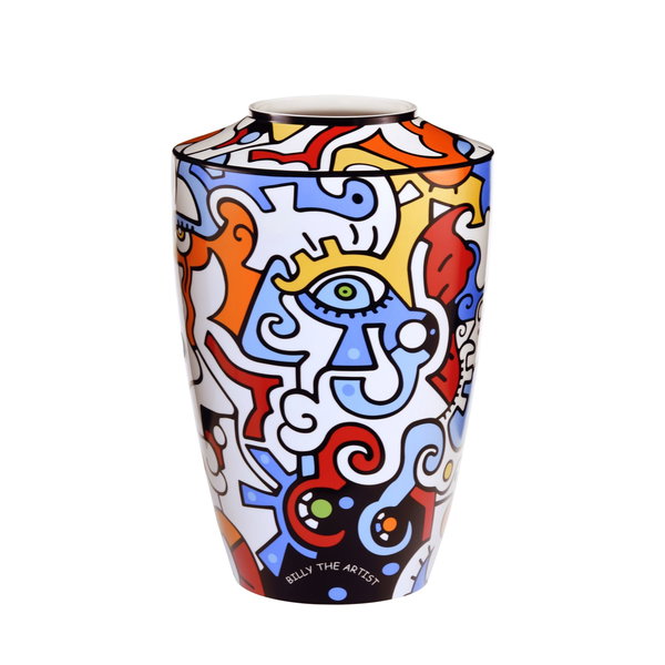 Porzellan Vase 'Pop Art Fusion' von Goebel 27,5x42x27,5cm