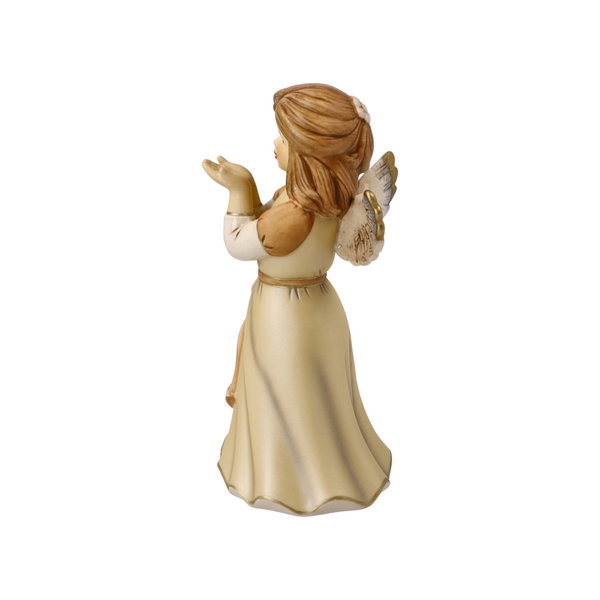 Modern porcelánfigura 'Make a Wish', művész: Goebel 7x15,5x7cm