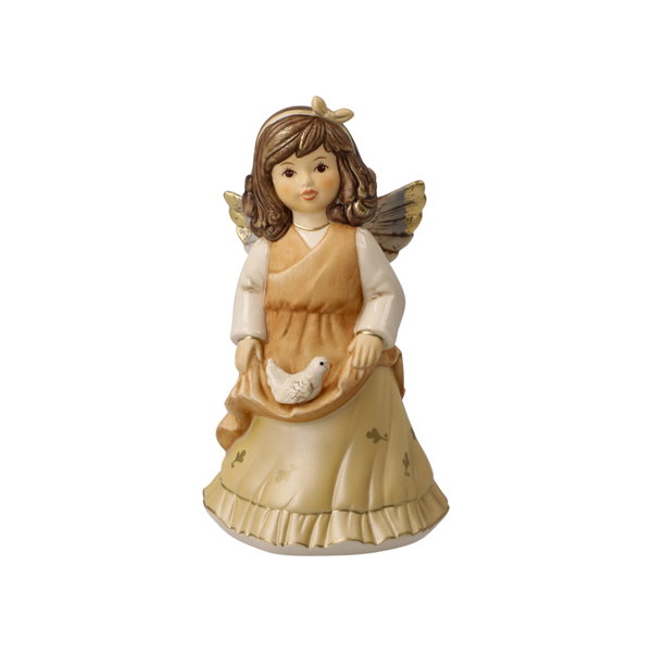 Figura di porcellana 'Angel of Peace' di Goebel 7,5x14,5x8,5cm