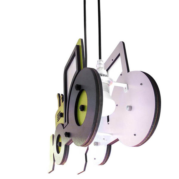 Hanglamp 'Yellow Tractor'