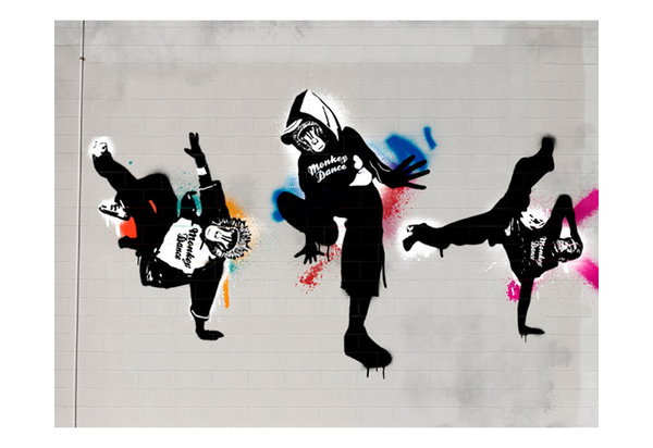 Behang 'Monkey Disco'