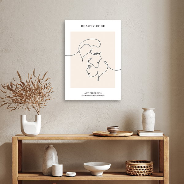 Kunstdruck auf Leinwand 'Beauty of Love'