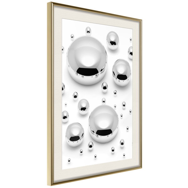 Poster 'Silver Drops'