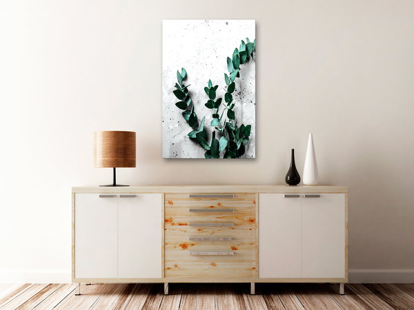 Kunstdruck auf Leinwand 'Eucalyptus Scent Vertical'
