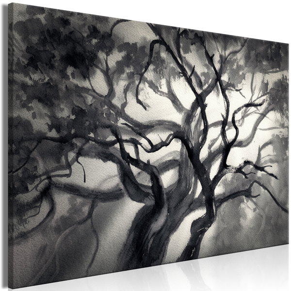 Kunstdruk op canvas 'Lighted Branches Wide'