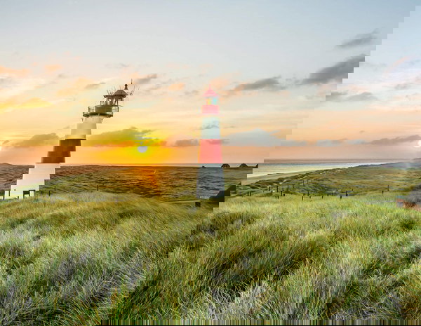 Papel de parede 'Leuchtturm Sylt' 336x260cm