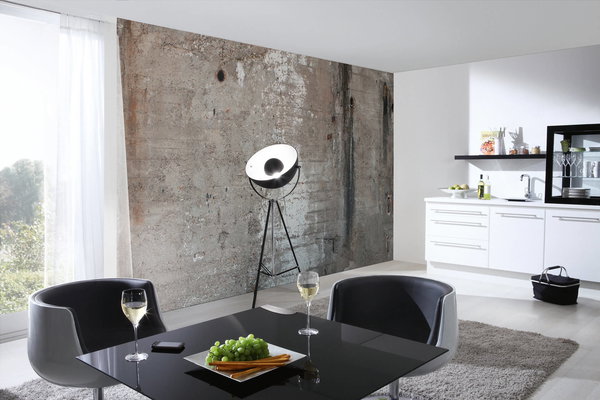 Tapete 'Beton Wand' 600x250cm