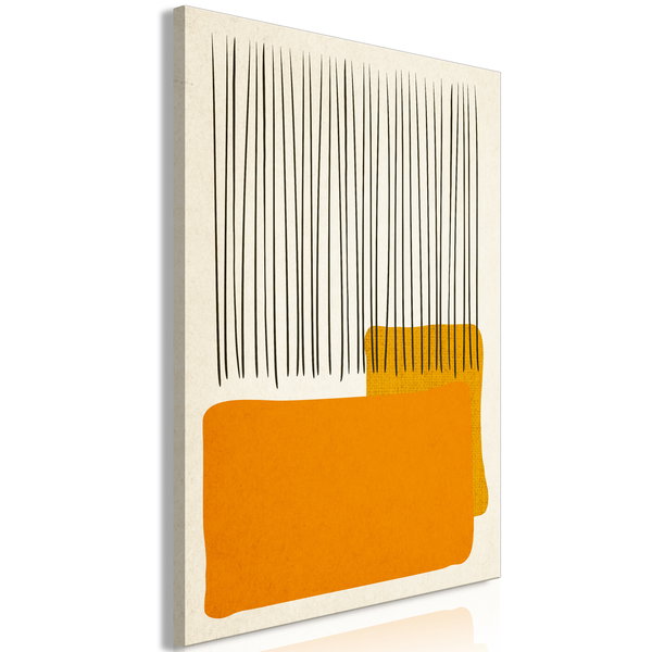 Imprimare de artă pe pânză 'Rain on the Beach Vertical'