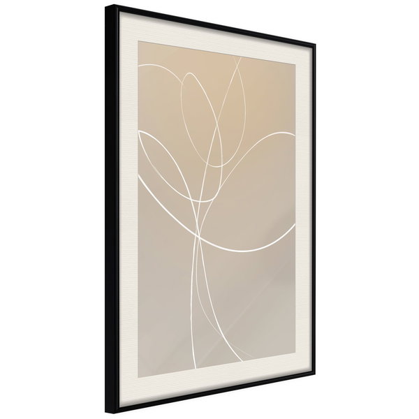 Poster 'White Tulip'