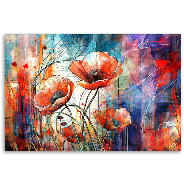 Kunstdruck auf Leinwand 'Blooming Symphony 2'
