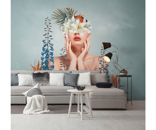 Tapete 'Floral Muse' 371x280cm